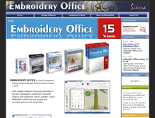 Tablet Screenshot of embroideryoffice.com